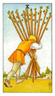 universal-waite - Ten of Wands