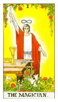 The Magician Tarot card in Universal Waite Tarot deck