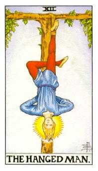 The Hanged Man Tarot Card - Universal Waite Tarot Deck