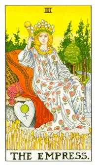 The Empress Tarot card in Universal Waite Tarot deck