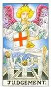 Judgement Tarot card in Universal Waite deck