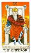The Emperor Tarot card in Universal Waite deck
