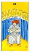 Nine of Cups Tarot card in Universal Waite Tarot deck