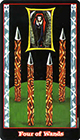 vampire - Four of Wands