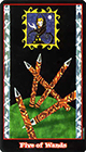 vampire - Five of Wands