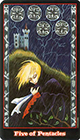 vampire - Five of Coins