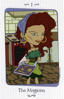 The Magician Tarot card in Vanessa Tarot deck