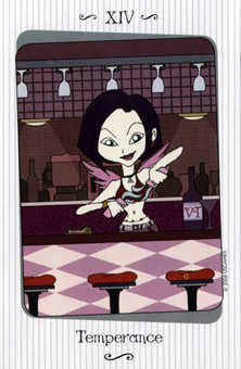 Temperance Tarot card in Vanessa Tarot deck