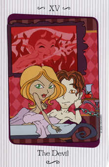 The Devil Tarot card in Vanessa Tarot deck