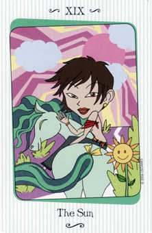 The Sun Tarot card in Vanessa Tarot deck