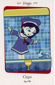 Page of Cups Tarot card in Vanessa Tarot deck