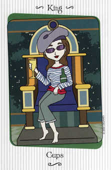King of Cups Tarot card in Vanessa Tarot deck