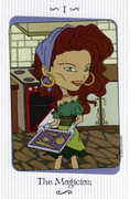 The Magician Tarot card in Vanessa deck