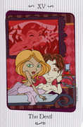 The Devil Tarot card in Vanessa deck