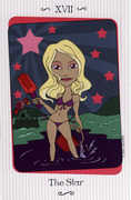 The Star Tarot card in Vanessa deck