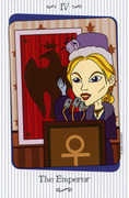 The Emperor Tarot card in Vanessa deck