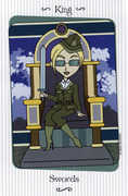 King of Swords Tarot card in Vanessa deck