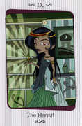 The Hermit Tarot card in Vanessa Tarot deck
