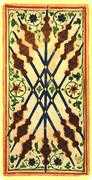 Seven of Wands Tarot card in Visconti-Sforza Tarot deck