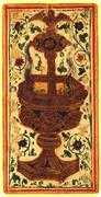 Ace of Cups Tarot card in Visconti-Sforza deck