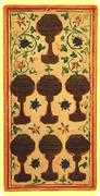 Seven of Cups Tarot card in Visconti-Sforza Tarot deck