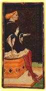 King of Cups Tarot card in Visconti-Sforza deck