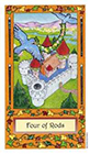 whimsical - Four of Wands
