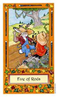whimsical - Five of Wands