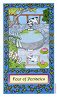 whimsical - Four of Coins