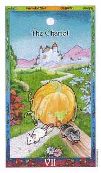 The Chariot Tarot card in Whimsical Tarot deck