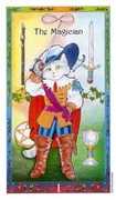 The Magician Tarot card in Whimsical deck