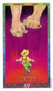 The Devil Tarot card in Whimsical deck
