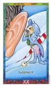 Judgement Tarot card in Whimsical deck