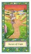 Seven of Cups Tarot card in Whimsical Tarot deck
