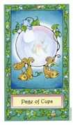 Page of Cups Tarot card in Whimsical Tarot deck
