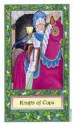 Knight of Cups Tarot card in Whimsical Tarot deck