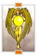 The Sun Tarot card in Winged Spirit Tarot Tarot deck