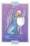 Page of Cups Tarot card in Winged Spirit Tarot Tarot deck