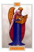 The Hierophant Tarot card in Winged Spirit Tarot deck