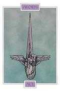 Ace of Swords Tarot card in Winged Spirit Tarot Tarot deck