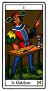 The Magician Tarot card in Oswald Wirth Tarot deck