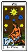 The Star Tarot card in Oswald Wirth Tarot deck