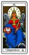 The Empress Tarot card in Oswald Wirth Tarot deck