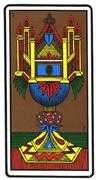 Ace of Cups Tarot card in Oswald Wirth Tarot deck