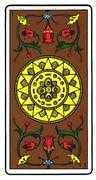 Ace of Coins Tarot card in Oswald Wirth deck