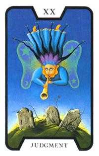 Judgement Tarot card in Tarot of the Witches Tarot deck