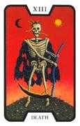 Death Tarot card in Tarot of the Witches deck