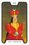 The Empress Tarot card in Tarot of the Witches deck