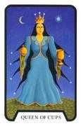 Queen of Cups Tarot card in Tarot of the Witches deck