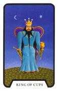 King of Cups Tarot card in Tarot of the Witches Tarot deck
